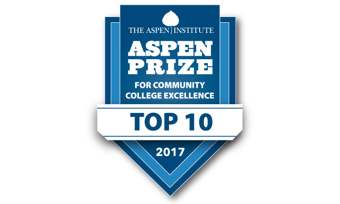 Aspen Prize Logo for Anoka-Ramsey 2017